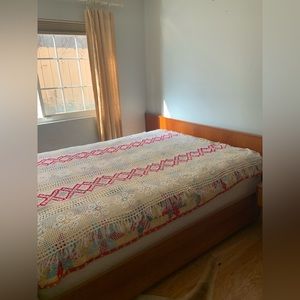Vintage Crochet Bedspread coverlet